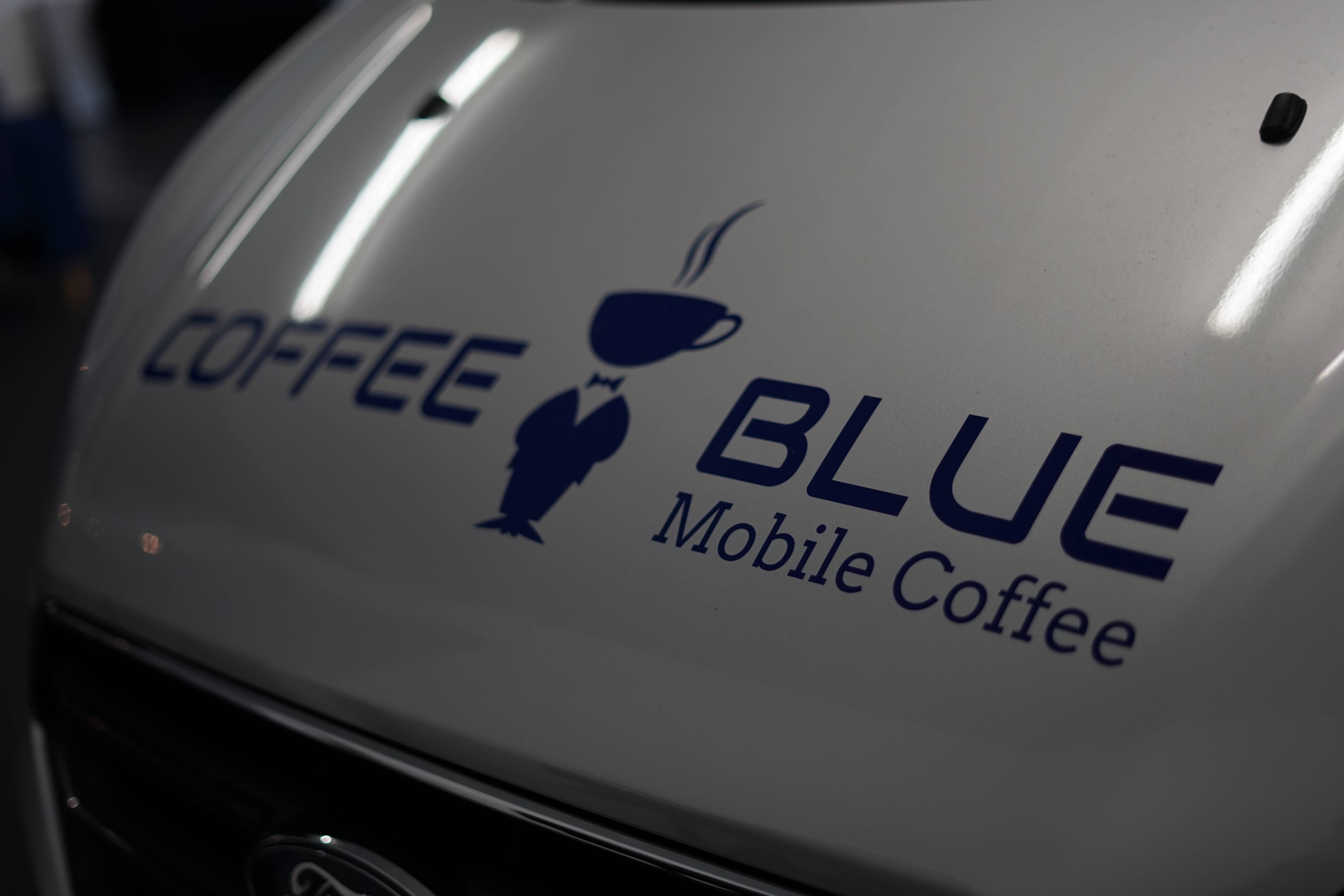Coffee Blue Franchise Coffee Van Blue