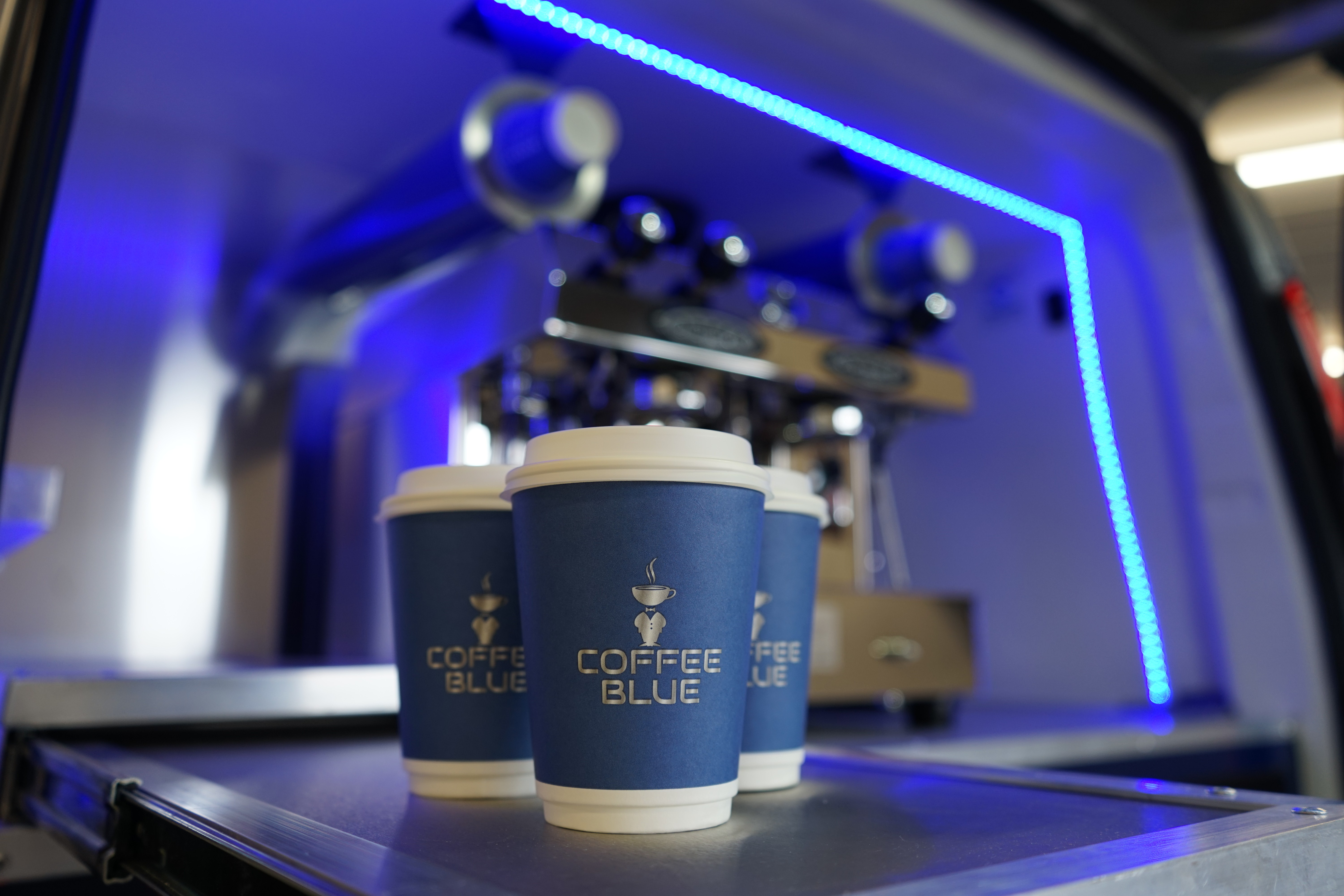 Coffee Blue Franchise Cups