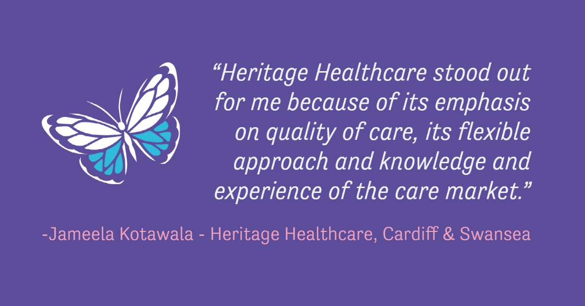 Heritage Healthcare Franchising Testimonial Jameela Kotawala