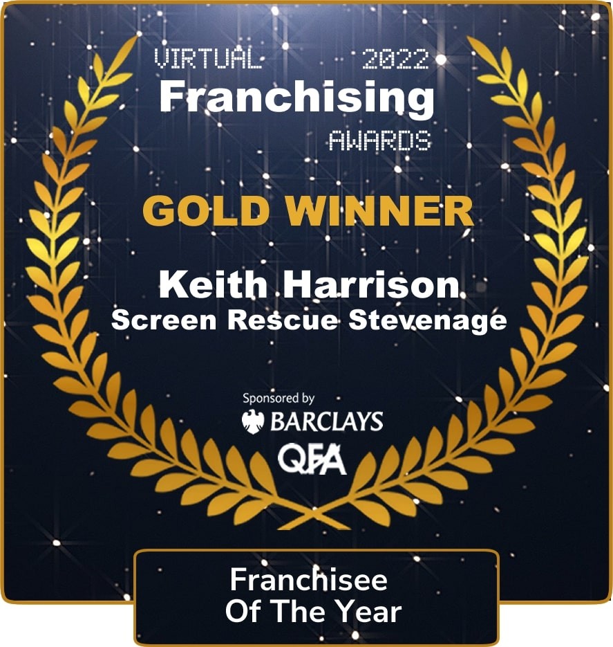 ScreenRescue Franchise A GOLD WINNER Keithharrison