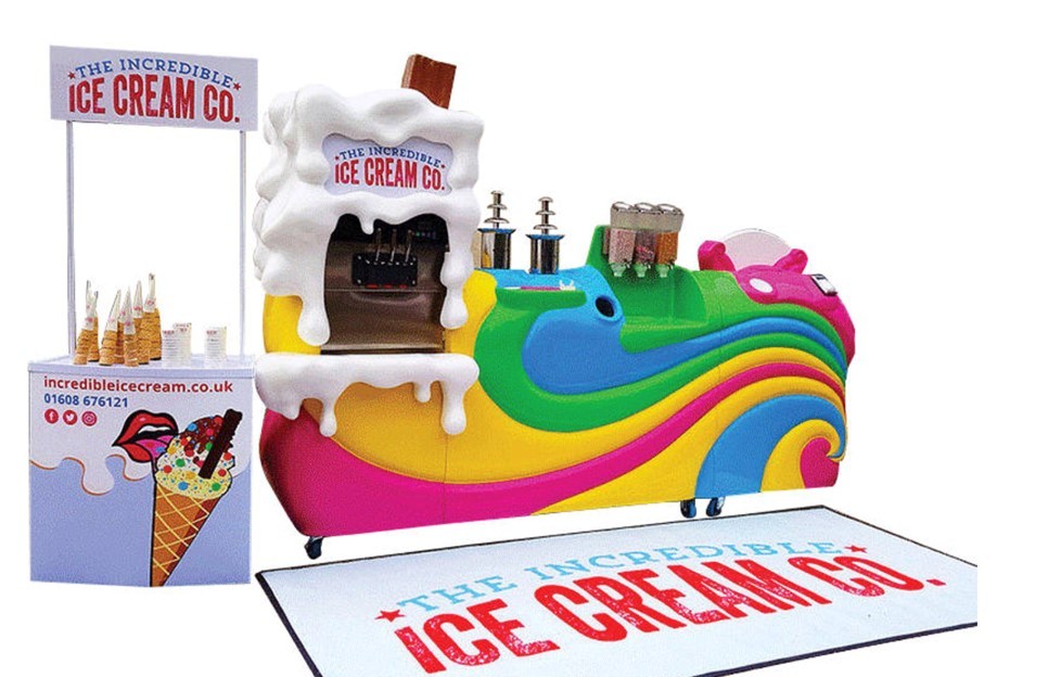 The Incredibe Ice Cream Company Franchise Car