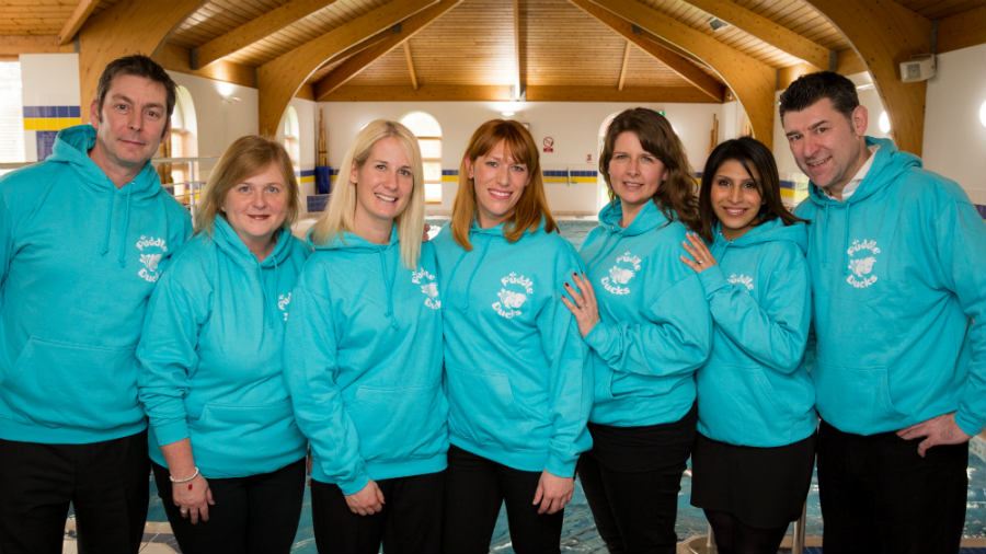 Puddle Ducks franchisees group looking happy