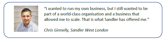 Sandler training franchisee testimonial